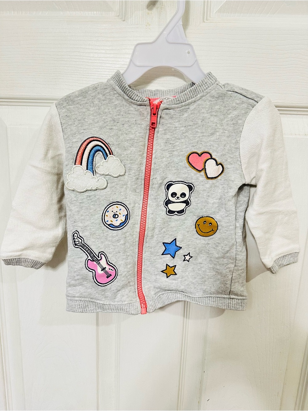George Grey Baby Zip-Up Sweatshirt